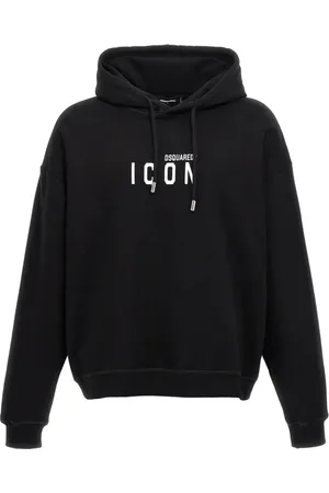 Dsquared2 Herren, Sweatshirts & Hoodies, Schwarzk, LGröße: