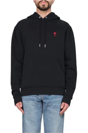 Ami Herren, Sweatshirts & Hoodies, Schwarzk, 2XLGröße: