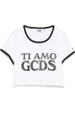 GCDS Damen, Oberteile, Weiß, MGröße: