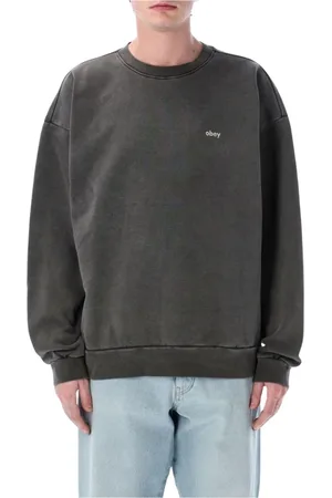 Obey Herren, Sweatshirts & Hoodies, Schwarzk, LGröße: