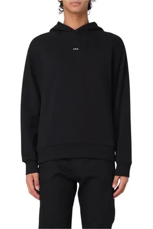 A.P.C. Herren, Sweatshirts & Hoodies, Schwarzk, SGröße:
