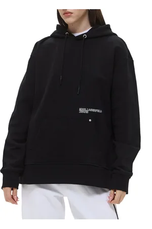 Karl Lagerfeld Damen, Sweatshirts & Hoodies, Schwarzk, MGröße:
