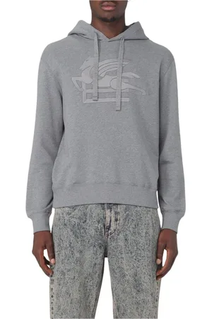 Etro Herren, Sweatshirts & Hoodies, Grau, MGröße: