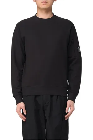 C.P. Company Herren, Sweatshirts & Hoodies, Schwarzk, LGröße:
