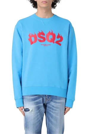 Dsquared2 Herren, Sweatshirts & Hoodies, Blau, SGröße: