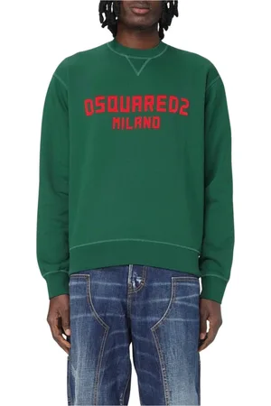 Dsquared2 Herren, Sweatshirts & Hoodies, Grün, XLGröße:
