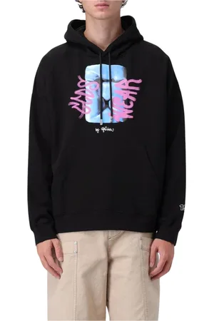 GCDS Herren, Sweatshirts & Hoodies, Schwarzk, MGröße:
