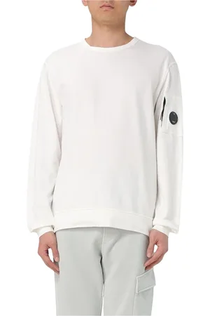 C.P. Company Herren, Sweatshirts & Hoodies, Weiß, LGröße: