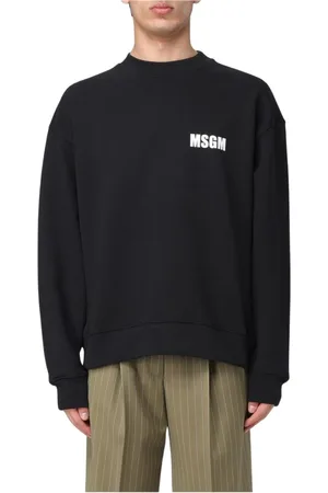 Msgm Herren, Sweatshirts & Hoodies, Schwarzk, XLGröße: