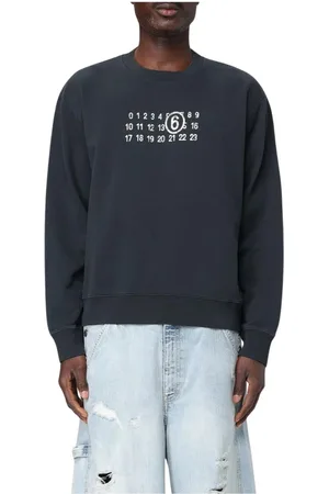 Maison Margiela Herren, Sweatshirts & Hoodies, Schwarzk, MGröße: