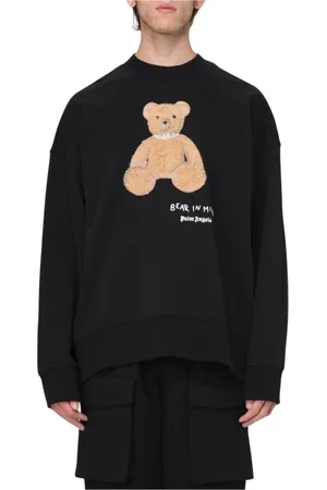 Palm Angels Herren, Sweatshirts & Hoodies, Schwarzk, XLGröße:
