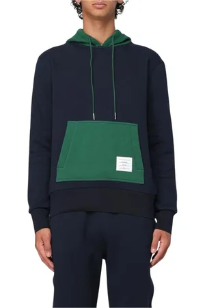 Thom Browne Herren, Sweatshirts & Hoodies, Blau, LGröße: