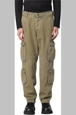 AMISH Herren, Hosen, Grün, SGröße: