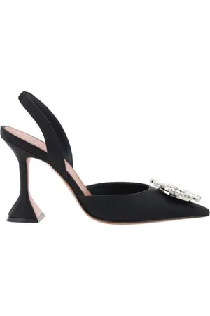 Amina Muaddi Damen, Schuhe, Schwarzk, 39 EUGröße: