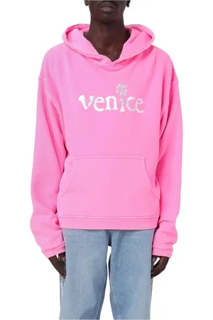 ERL Herren, Sweatshirts & Hoodies, Rosa, LGröße: