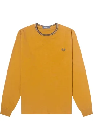 Fred Perry Herren, Oberteile, Braun, SGröße: