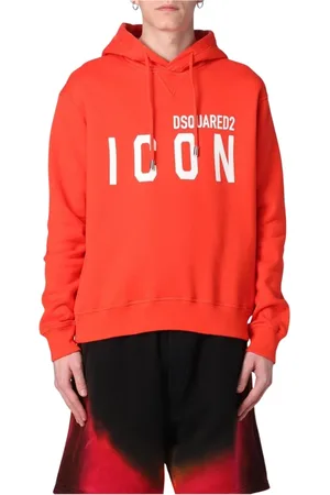 Dsquared2 Herren, Sweatshirts & Hoodies, Rot, MGröße: