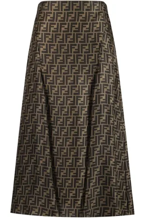 Fendi Damen, Röcke, Schwarzk, XSGröße: