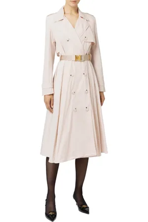 Elisabetta Franchi Damen, Mäntel, Weiß, MGröße: