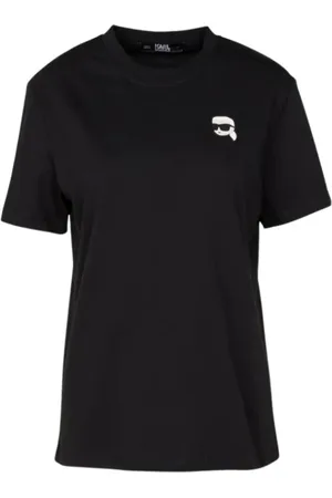 Karl Lagerfeld Damen, Oberteile, Schwarzk, MGröße: