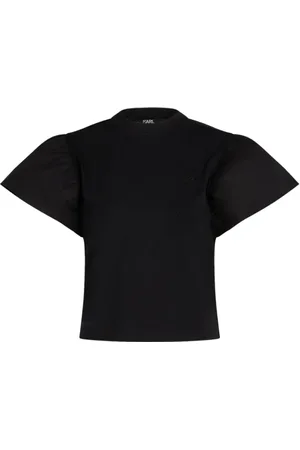 Karl Lagerfeld Damen, Oberteile, Schwarzk, MGröße: