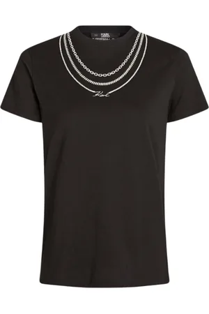 Karl Lagerfeld Damen, Oberteile, Schwarzk, XSGröße:
