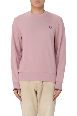 Fred Perry Herren, Sweatshirts & Hoodies, Rosa, XLGröße:
