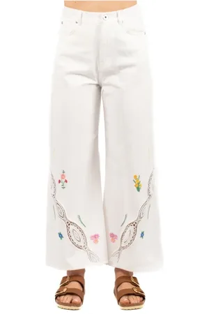 Max Mara Damen, Hosen, Weiß, SGröße:
