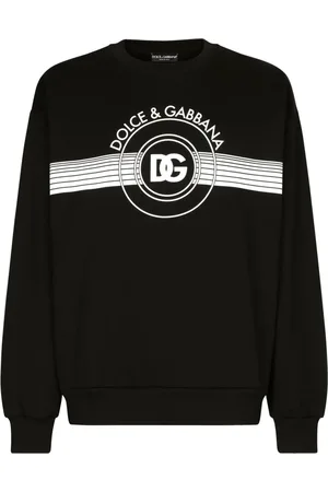 Dolce & Gabbana Herren, Sweatshirts & Hoodies, Schwarzk, MGröße:
