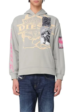 Diesel Herren, Sweatshirts & Hoodies, Grau, XSGröße: