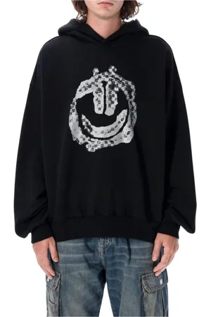 MISBHV Herren, Sweatshirts & Hoodies, Schwarzk, XLGröße: