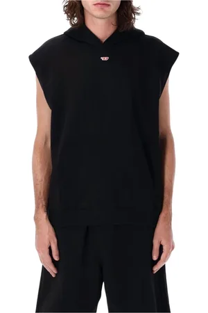 Diesel Herren, Sweatshirts & Hoodies, Schwarzk, SGröße: