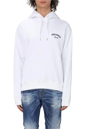 Dsquared2 Herren, Sweatshirts & Hoodies, Weiß, SGröße:
