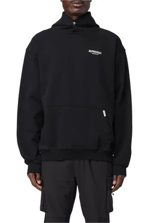 Represent Herren, Sweatshirts & Hoodies, Schwarzk, LGröße: