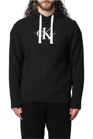Calvin Klein Herren, Sweatshirts & Hoodies, Schwarzk, SGröße: