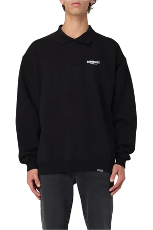 Represent Herren, Sweatshirts & Hoodies, Schwarzk, MGröße: