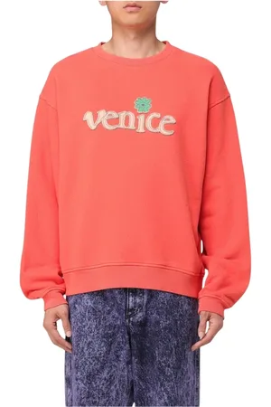 ERL Herren, Sweatshirts & Hoodies, Rot, XLGröße: