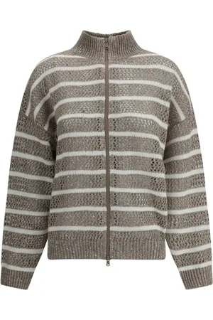 Brunello Cucinelli Damen, Strickwaren, Mehrfarbig, LGröße: