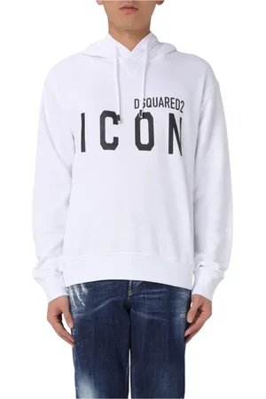 Dsquared2 Herren, Sweatshirts & Hoodies, Weiß, LGröße: