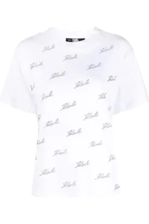 Karl Lagerfeld Damen, Oberteile, Weiß, XSGröße: