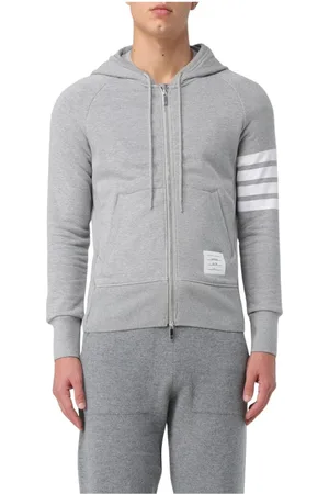 Thom Browne Herren, Sweatshirts & Hoodies, Grau, MGröße: