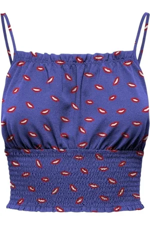 ONLY Damen, Oberteile, Blau, MGröße: