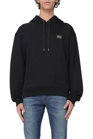 Dolce & Gabbana Herren, Sweatshirts & Hoodies, Schwarzk, XLGröße: