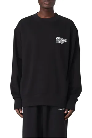Calvin Klein Herren, Sweatshirts & Hoodies, Schwarzk, LGröße: