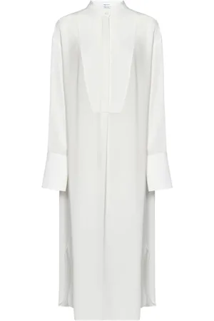 Alexander McQueen Damen, Kleider, Weiß, SGröße:
