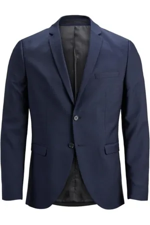 JACK & JONES Herren, Anzüge, Blau, LGröße: