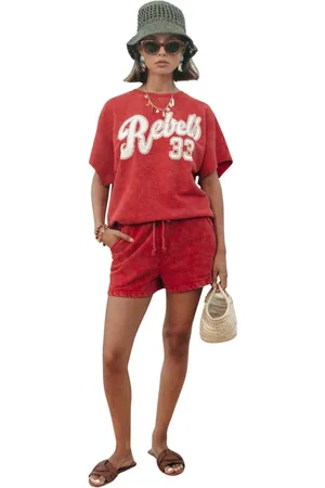 Colourful rebel Damen, Shorts, Rot, MGröße: