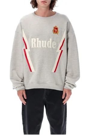 Rhude Herren, Sweatshirts & Hoodies, Grau, LGröße:
