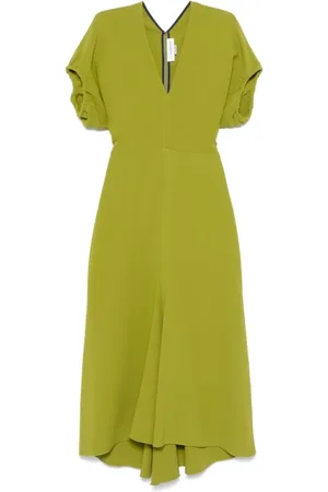 Victoria Beckham Damen, Kleider, Grün, 2XSGröße: