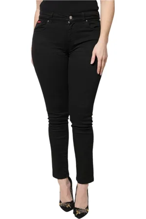 Dolce & Gabbana Damen, Jeans, Schwarzk, SGröße: